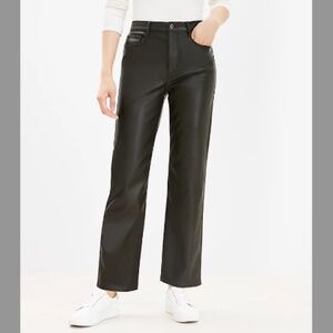 🆕 LOFT Faux Leather Pants